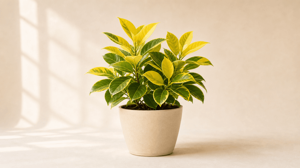 Golden Ficus houseplant