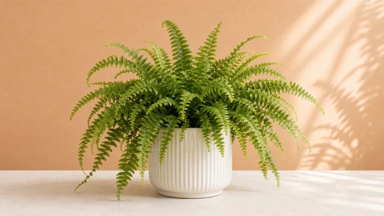 Boston Fern in a pot