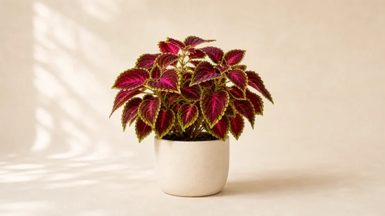 Coleus in a pot