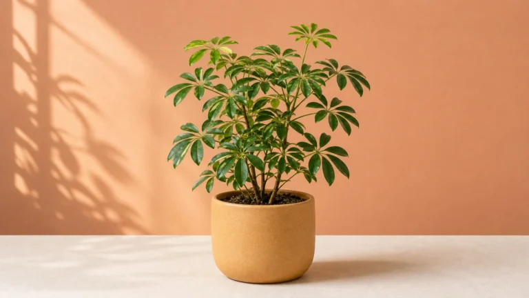 Dwarf Umbrella Tree in a pot
