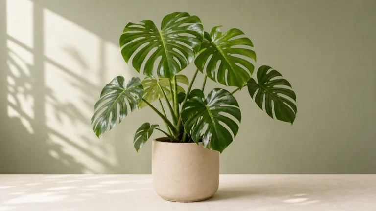 Monstera Deliciosa in a pot