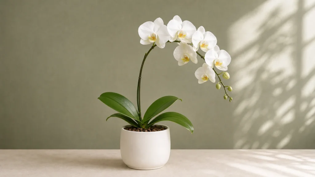 Phalaenopsis Orchid in a pot