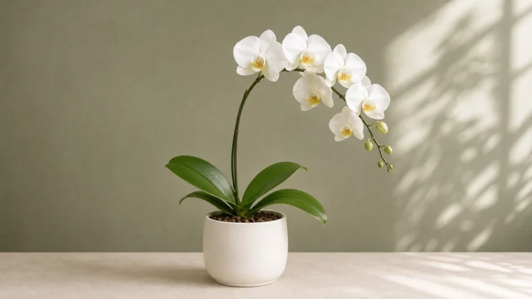 Phalaenopsis Orchid in a pot