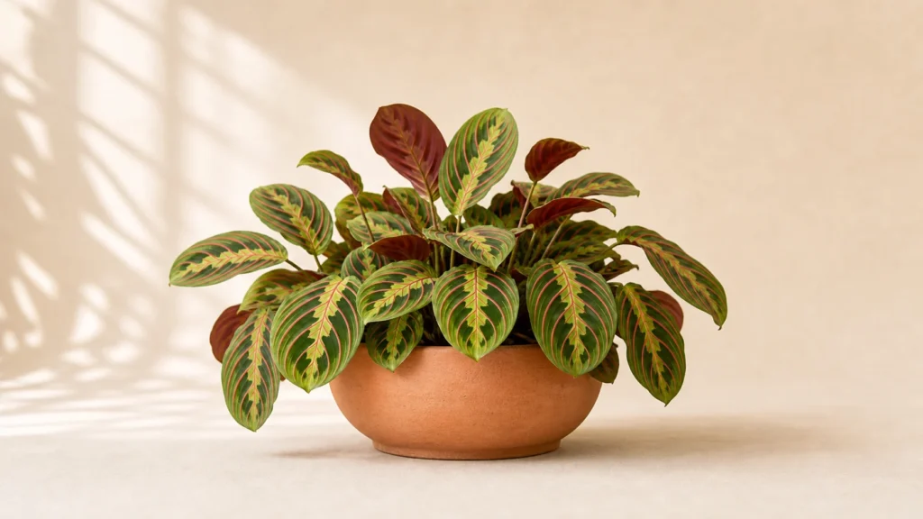 Red Prayer Plant in a pot