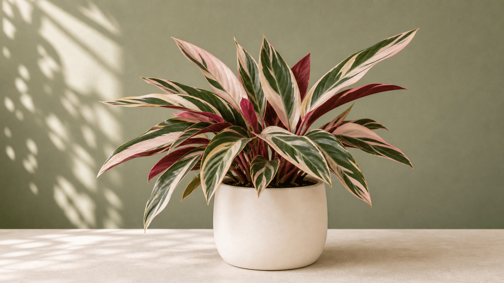 Stromanthe Triostar houseplant