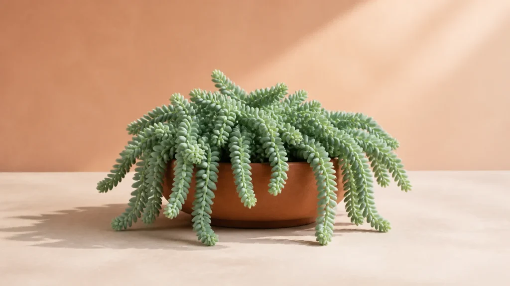 Burro's Tail in a pot