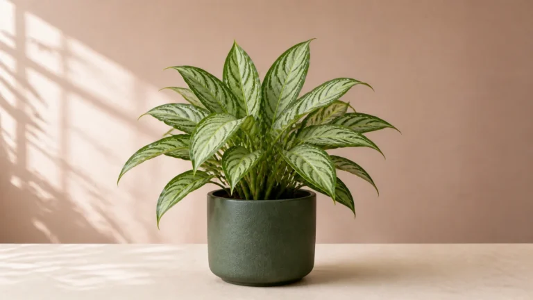 Chinese Evergreen in a pot