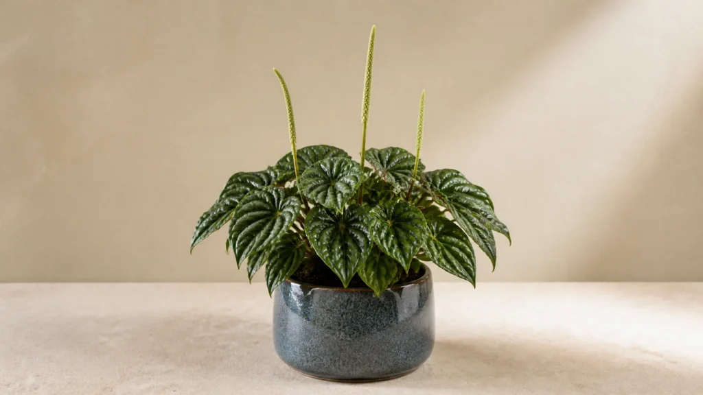 Emerald Ripple Peperomia in a pot