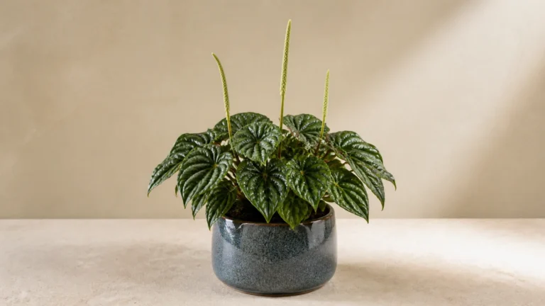 Emerald Ripple Peperomia in a pot