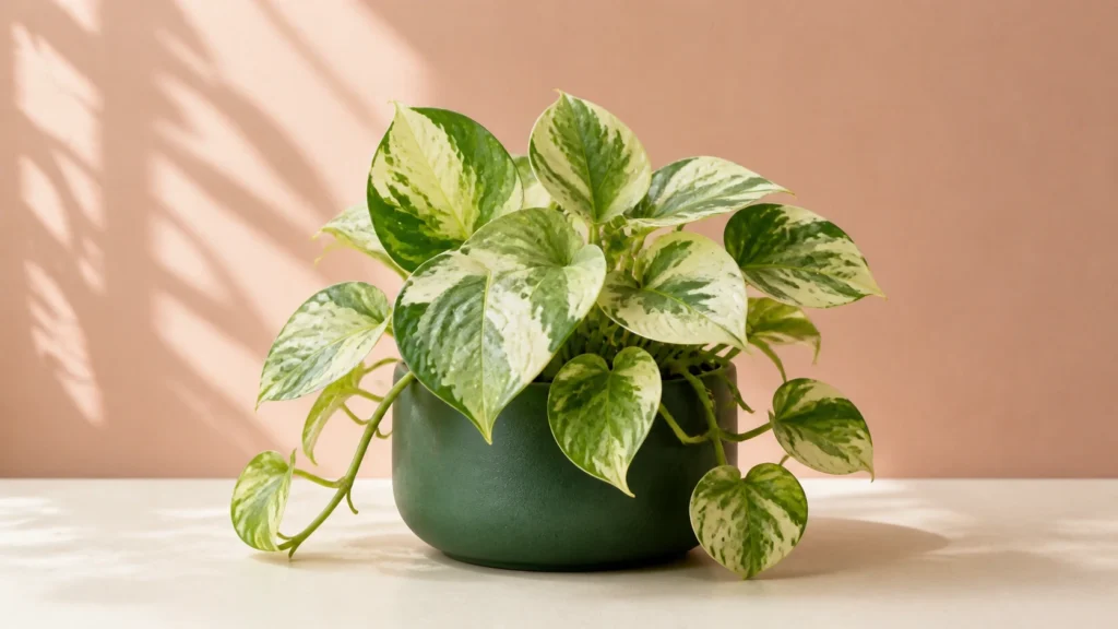 Manjula Pothos in a pot
