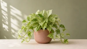 Marble Queen Pothos in a pot