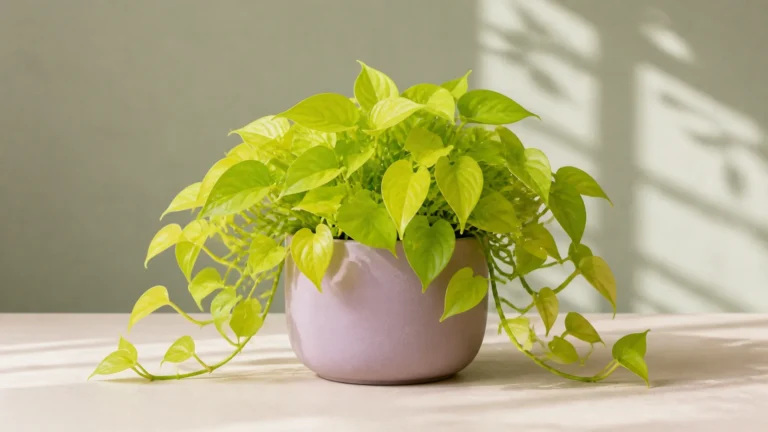 Neon Pothos in a pot
