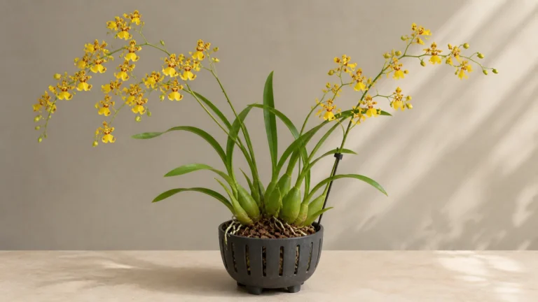 Oncidium Orchid in a pot