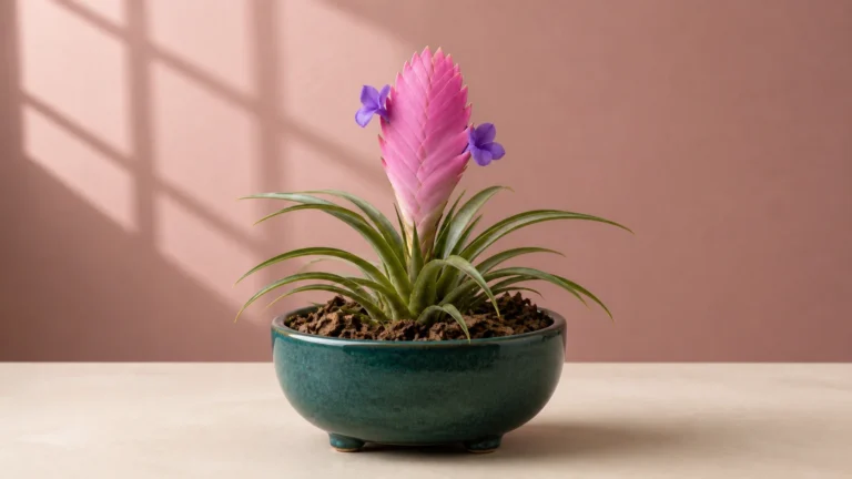 Pink Quill in a pot