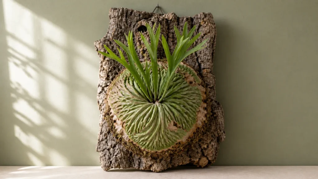 Ridley's Staghorn Fern in a pot