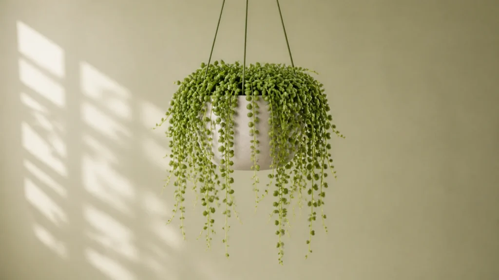 String of Pearls in a pot