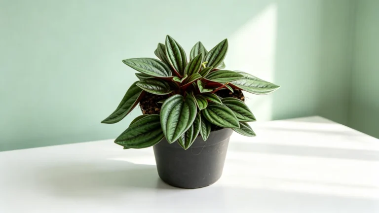 Peperomia Rosso in a pot